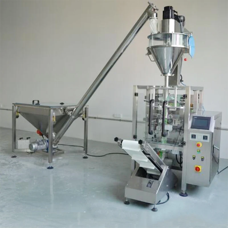 Low Cost Factory Price Small Automatic 300g 1kg Chocolate Powder/ground Coffee Bag Filling Packing Machine With Auger Filler