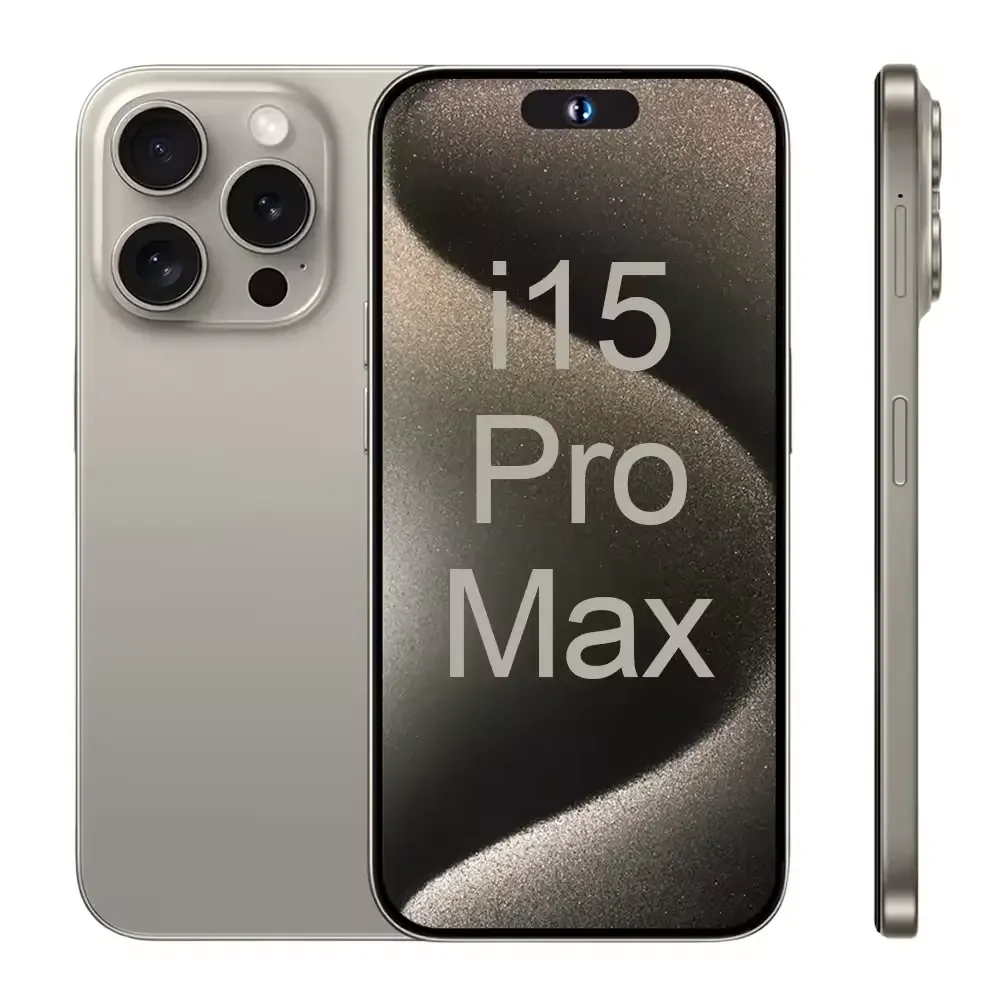 Низкая цена новый телефон оригинальный мобильный 15 Pro Max смартфон 5G i15 13 14 16G 1T дешевый