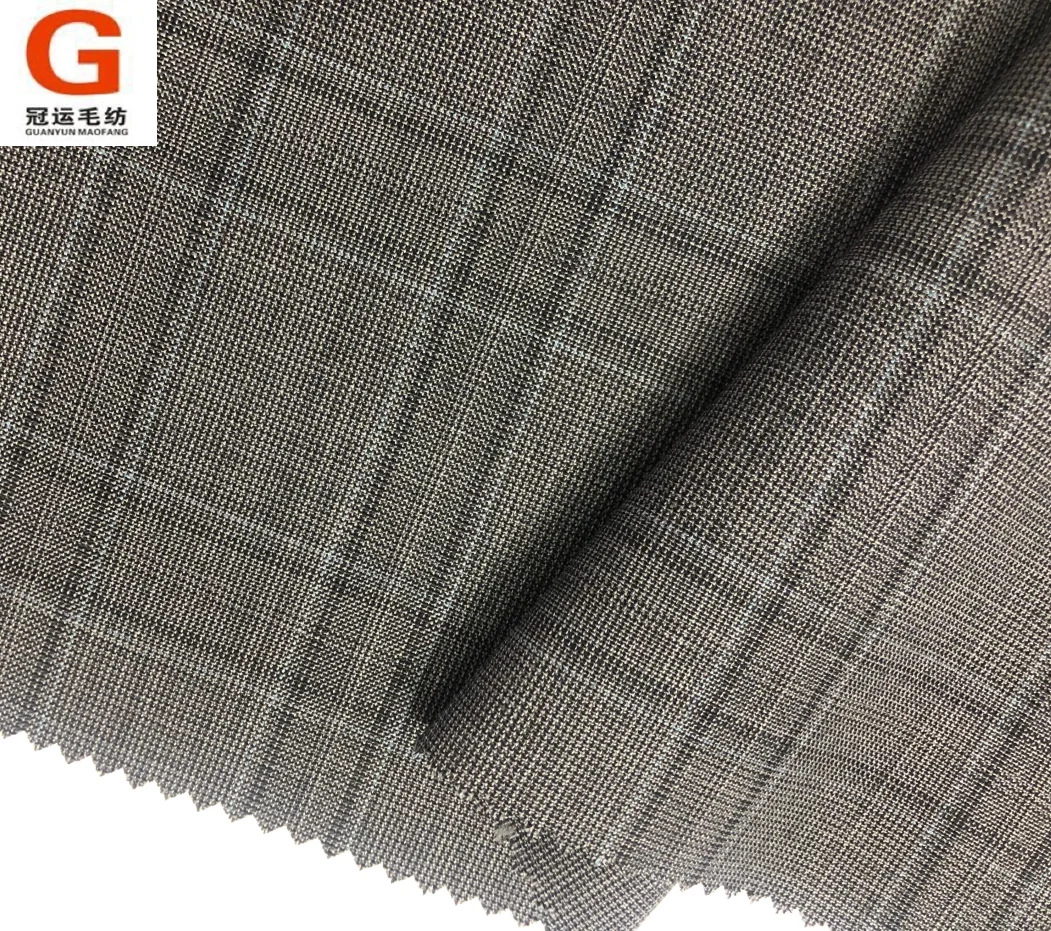 Высококачественная шерстяная ткань классическая Шерстяная Смесь полиэстера подходящая