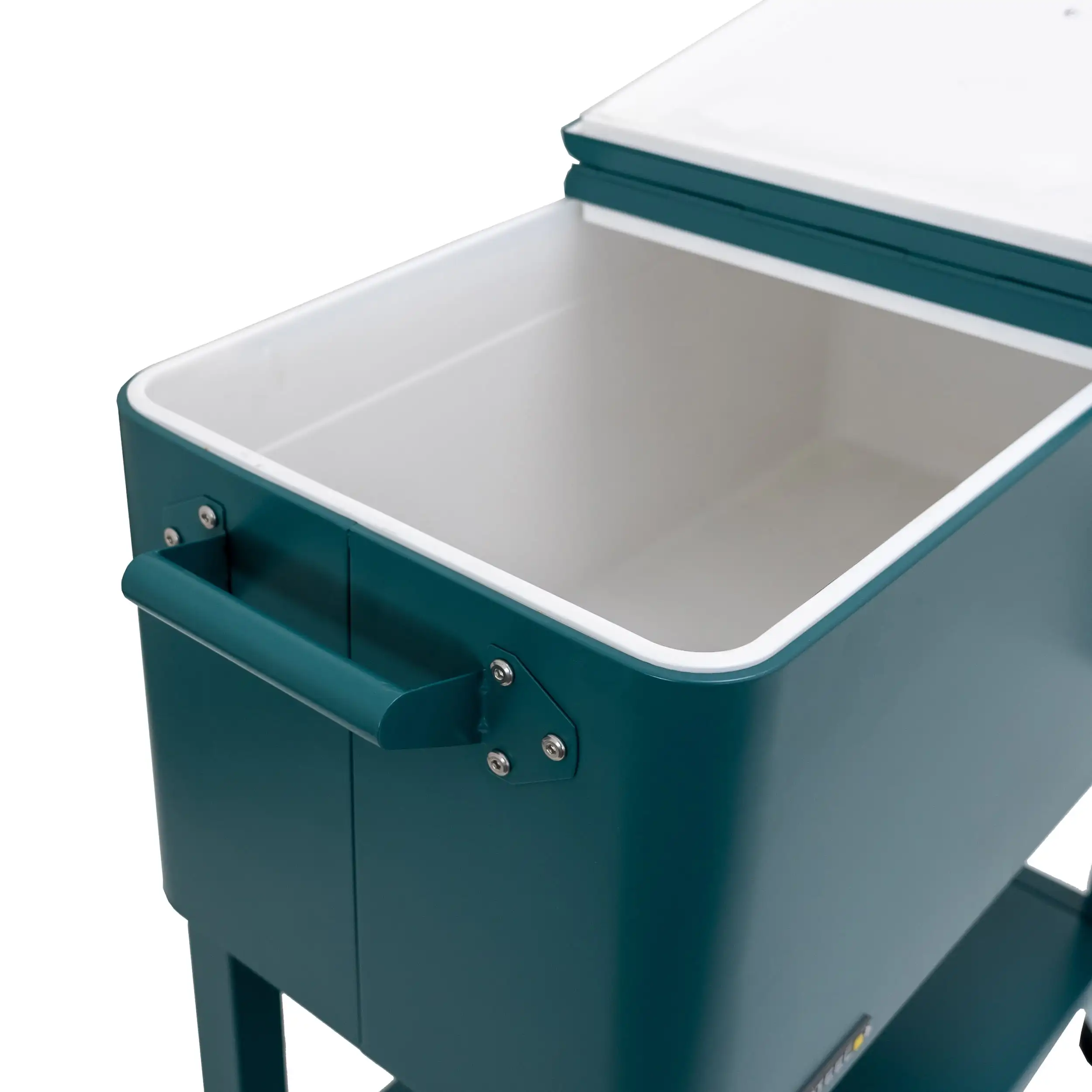 Amazon hot selling 80Qt Quart Garden Furniture Outdoor Portable Patio Rolling Cooler Cart Ice Chest Cart