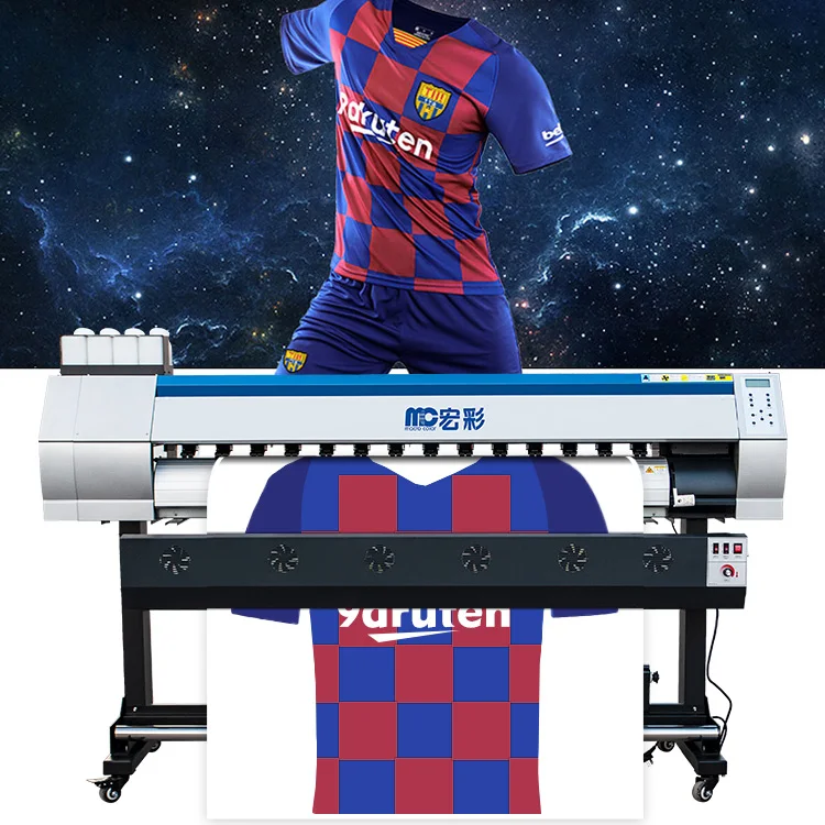 Manufacture Roll to Roll Textile Dye Sublimation Heat Transfer Inkjet Printer for Sublimation Paper Heat Transfer Printing