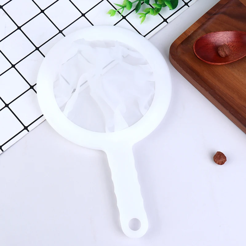 OEM Multi-Function Household Kitchen Soybean Milk Filter Residue Juice Filter Reusable Nylon Super Fine Colander Sieve Kitchen Tool