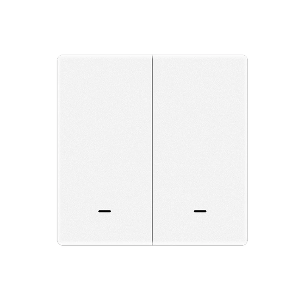 2 Gang tuya smart life app Wi-Fi ble remote control сетки беспроводных интеллектуальных переключателей кнопочный сцены переключатель с батарейным питанием