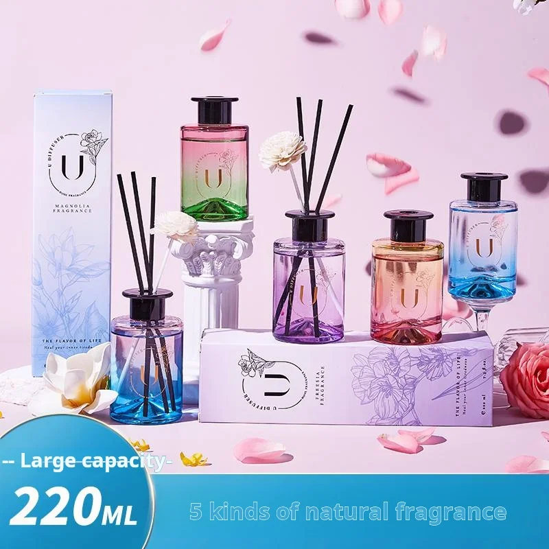 Fireless aromatherapy indoor 220ml long lasting for home fragrance bathroom deodorant osmanthus gardenia rattan aromatherapy