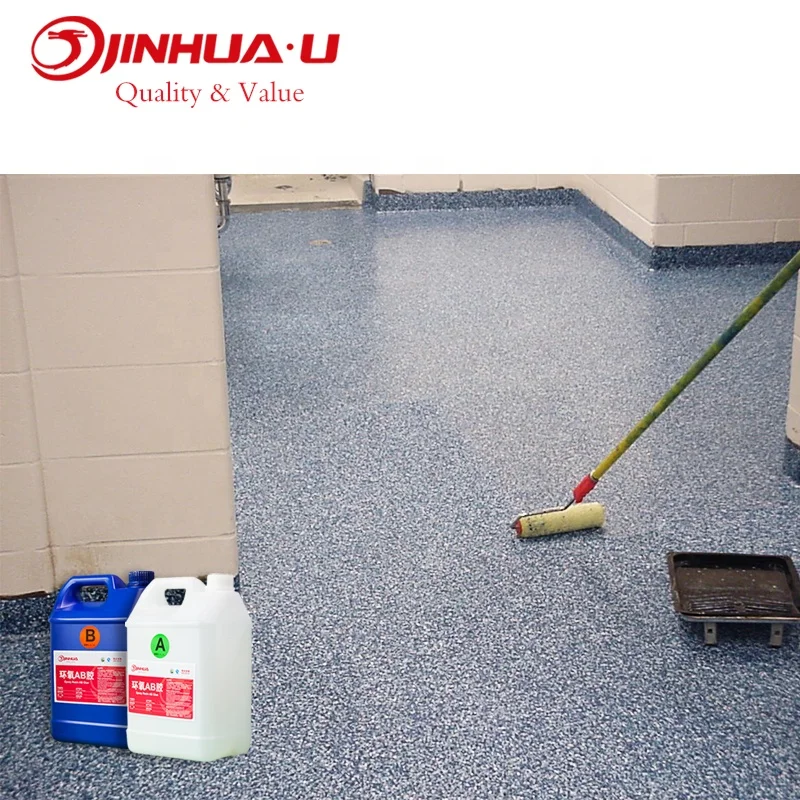 Оптовая продажа, высокотвердая прозрачная эпоксидная смола для напольного покрытия