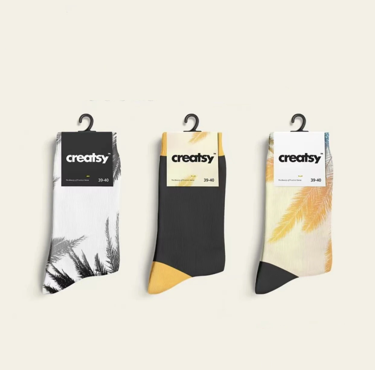 Wholesale Custom Brand Design Sock Label Cardboard Tag Header Cards Sock Packaging