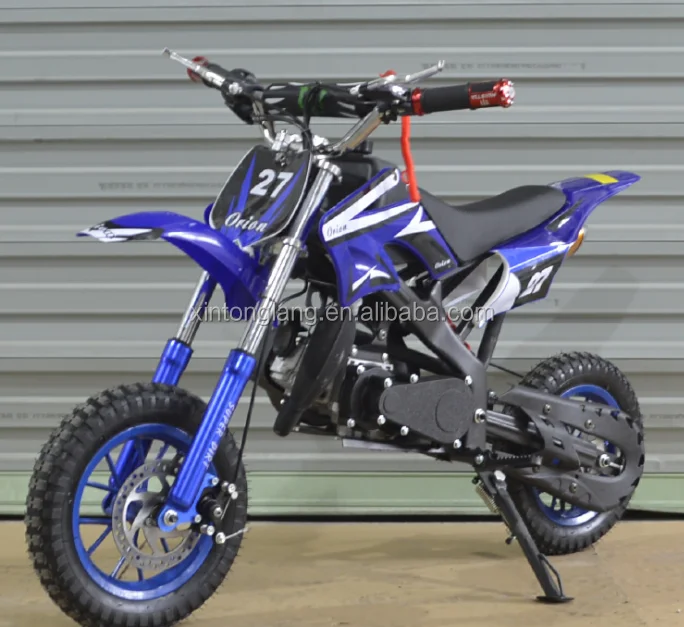 Cheaper Pull start or Electric start 49CC 2 Stroke Mini Moto Motorcycles Dirt Bike For Kids With CE