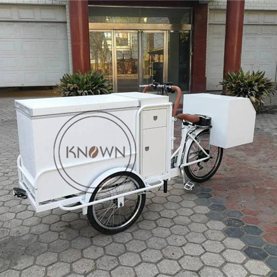 Электрический трехколесный велосипед-киоск для мороженого с аккумулятор Мобильная электрическая тележка для перевозки грузов 3 колеса велосипеда трайк на продажу