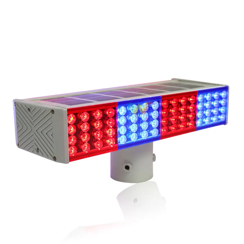 China Supplier Factory Solar Powered Road Safety Blinker Strobe Flashing Warning Light