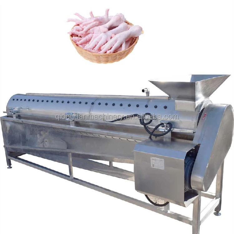 Factory Price Automatic Chicken Legs Peeling Paws Cleaning Machine Chicken Feet Machine On Sale