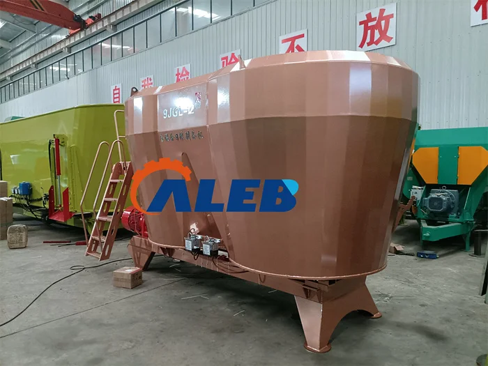 factory supply cattle sheep forage tmr feed mixer silage grass blender feed spreader
