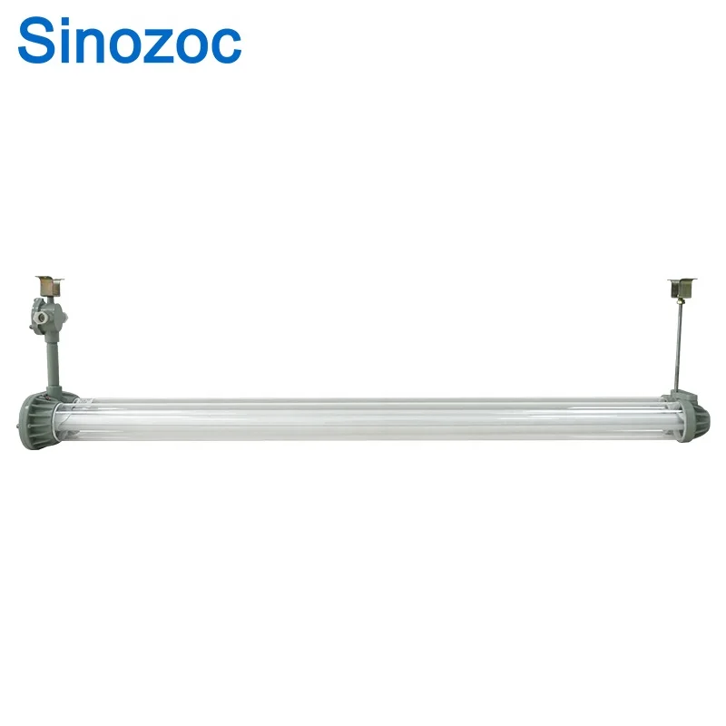 Sinozoc BAT95-D ATEX waterproof led tube explosion proof lamp explosion-proof single or twin tube lighting fixture