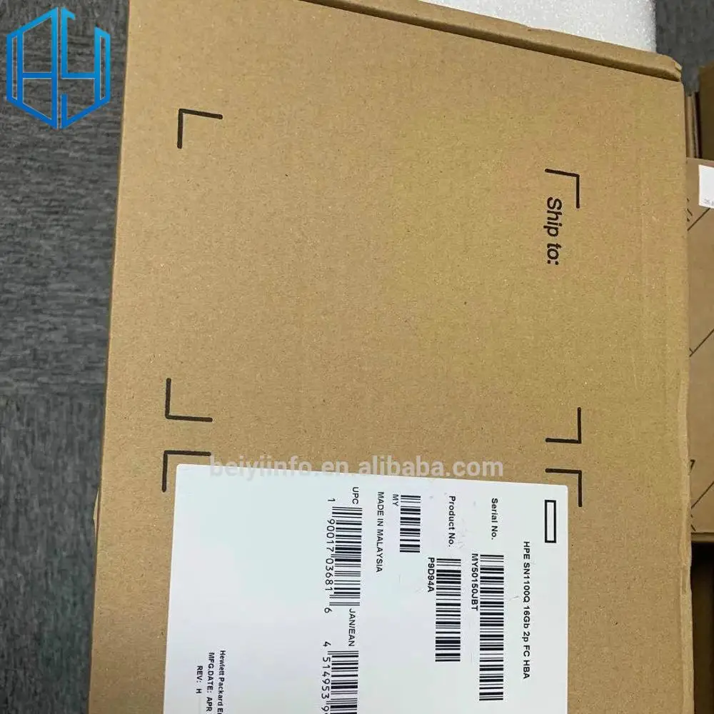 Оригинальный новый розничный HPE P9D94A P9D93A SN1100Q 16Gb Однопортовый Fibre Channel HBA 16GB 2p 853011-001 QLE2692 Dual