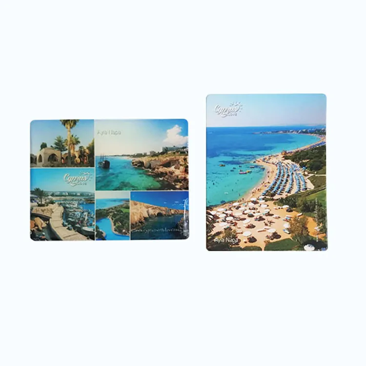 Hot Sales Good Quality Custom Printing Rectangle Epoxy Non-toxic PP/PVC Rubber Fridge Magnet For Promotion