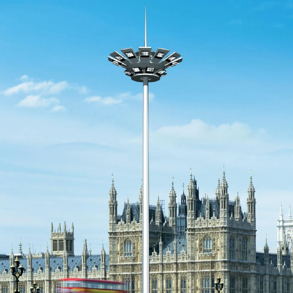 Cheap and high quality pole high mast 20m street lighting high mast poles led high mast pole light