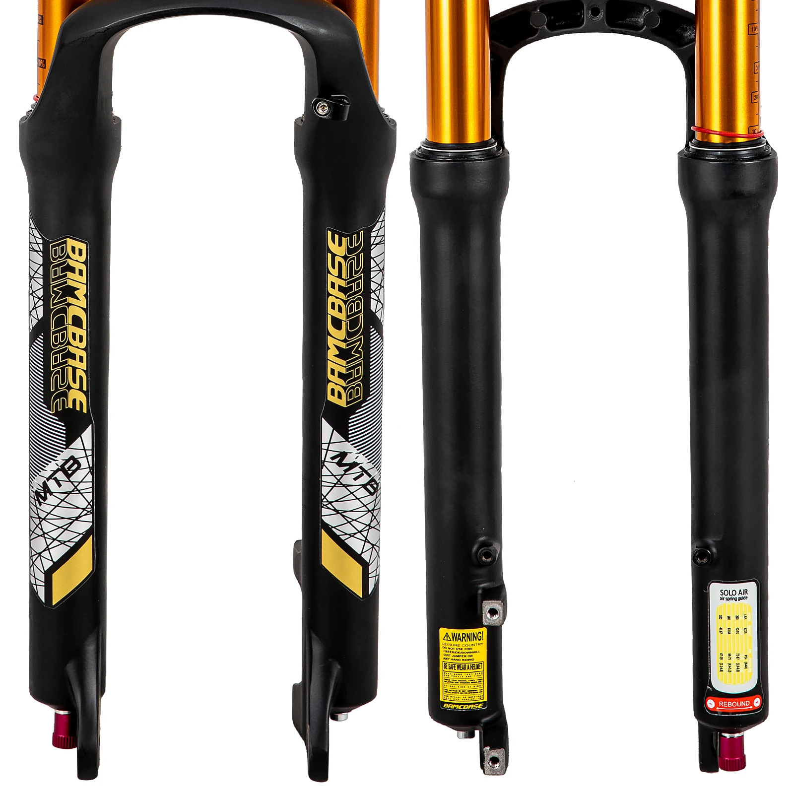 JOYSUN 2024 Hot Sale Magnesium Alloy Mountain Bike Air Suspension Front Fork Mountain Bike Fork for 26/27.5/29 Inch BMX Bike