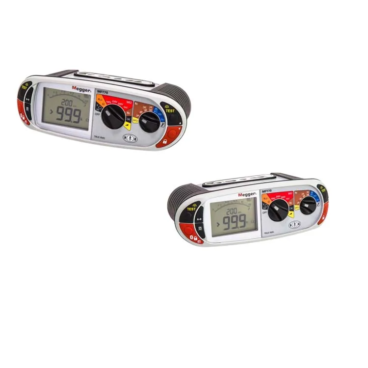 Megger MFT70-US 100V/250V/500V/1000V Multifunction Tester - with neck strap Memory storage