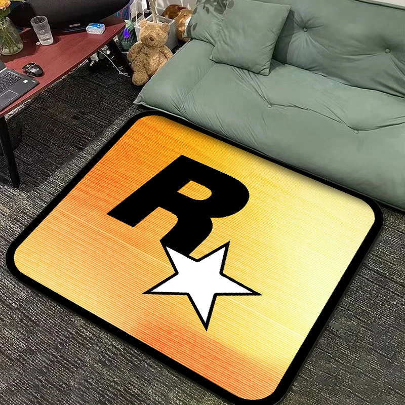 GTA gradient color carpet fashion brand living room full carpet sofa coffee table mat gaming room decoration blanket