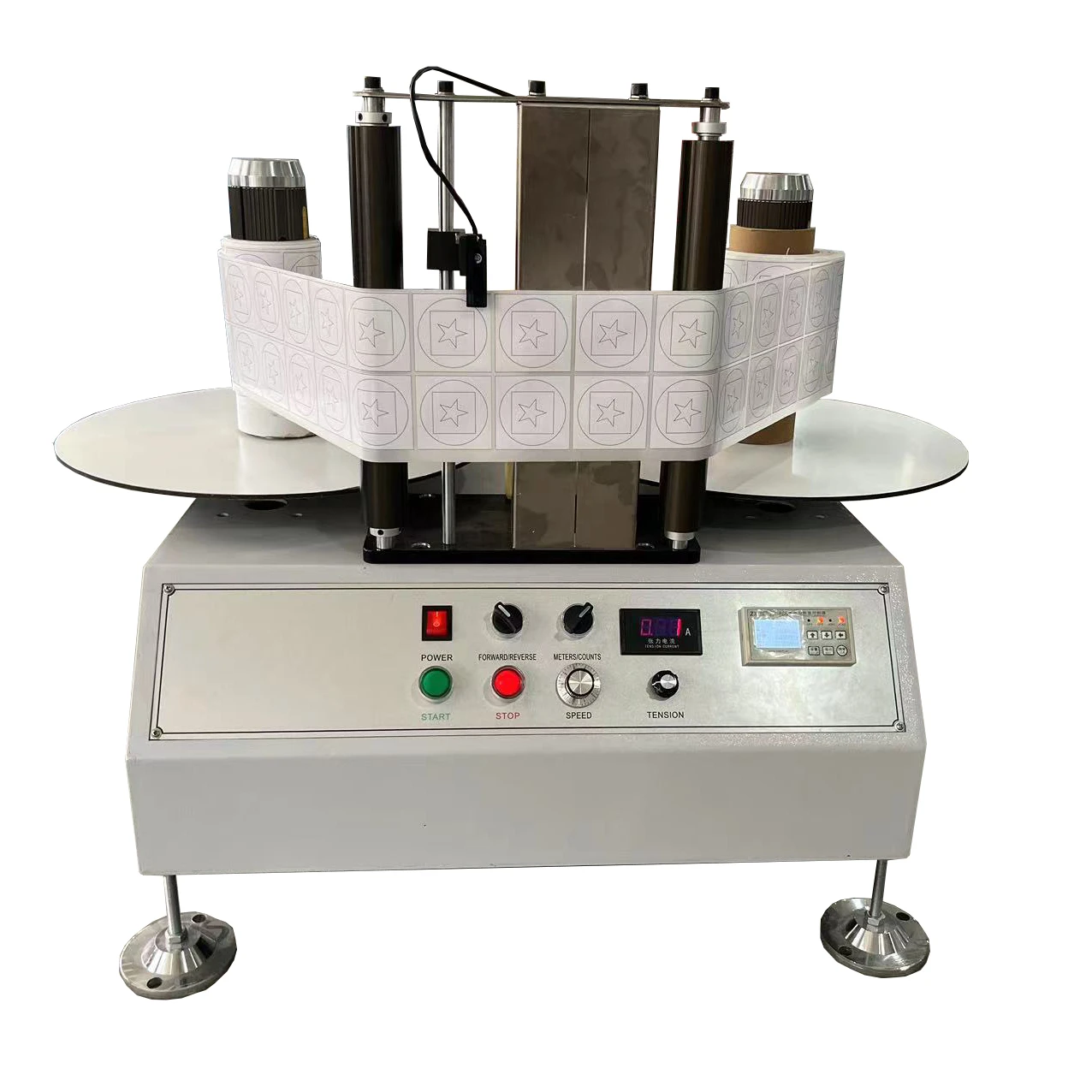 GP-450A Rewinding Machine  Small self-adhesive label rewinder machine
