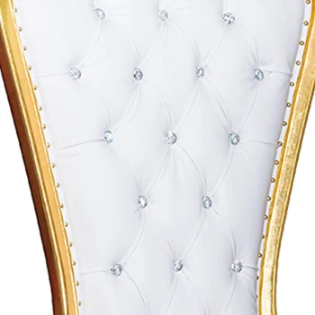 gold wedding king throne chair