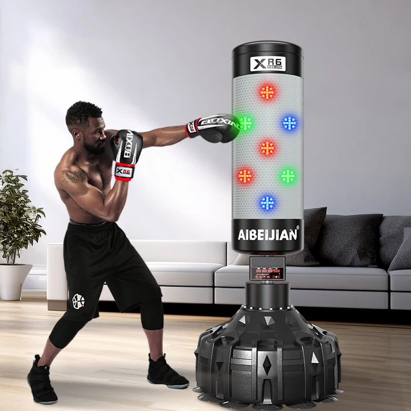 Intelligent Smart Music Sandbag Boxing Punching Bags Fitness New Professional Heavy Standing Boxing Bag Set
