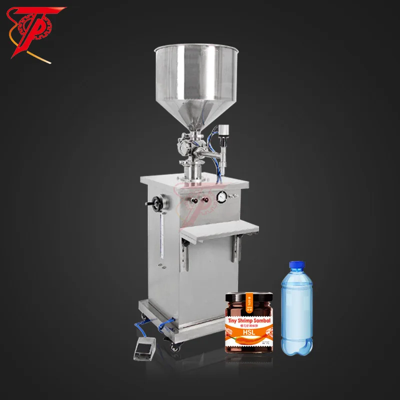 Полуавтоматический пневматический бутылки наполнитель поршня банку машины для наполнения