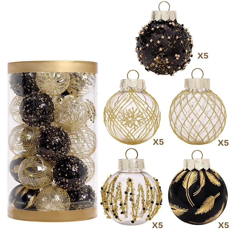 Hot Selling Personalized Decorative Shatterproof Xmas Tree Decor Bauble Ornaments Christmas Ball