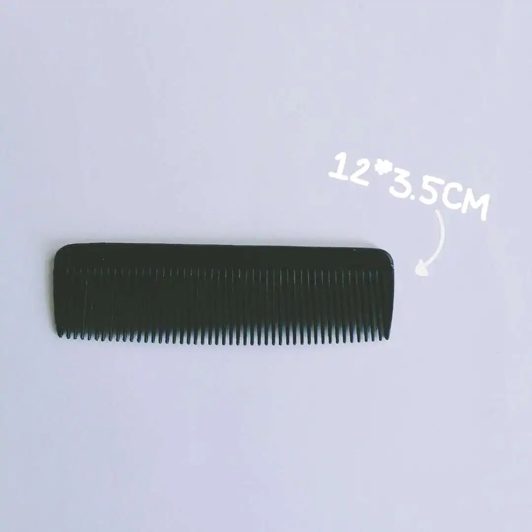
small colorful portable plastic hair comb for hotel 