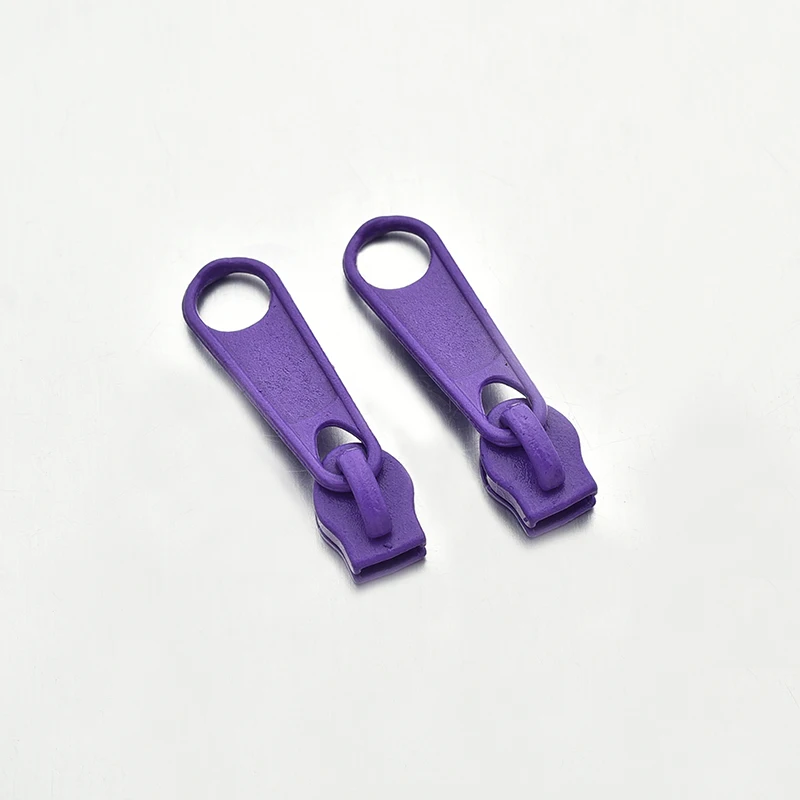 New Style 3# Colorful Non-Lock Zinc Alloy Zipper Puller For Clothes