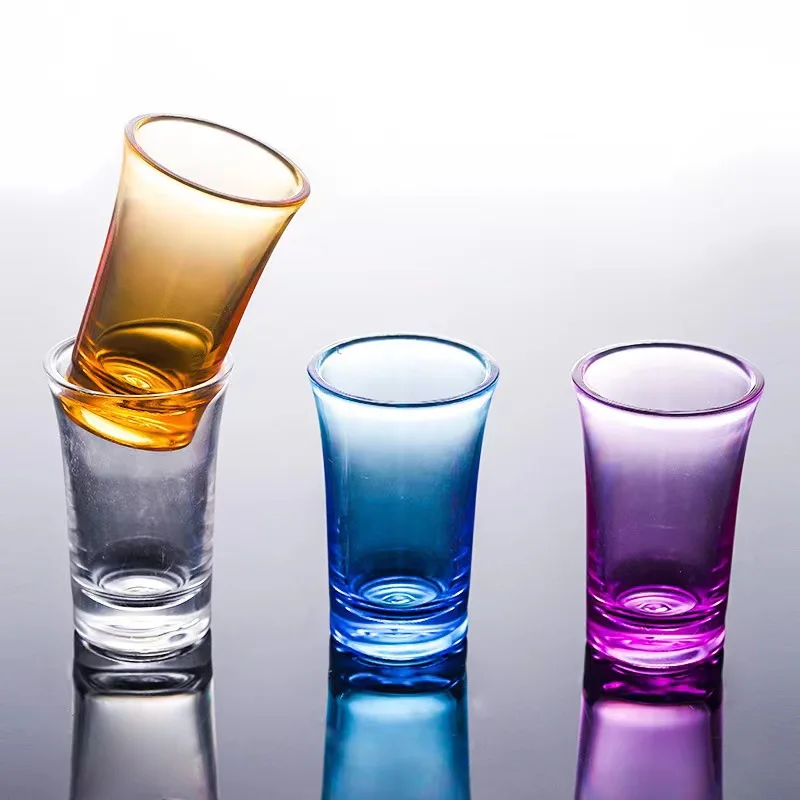 Very cheap Custom logo1.5oz Blank sublimated tequila Shot glass Shot glass wedding bar