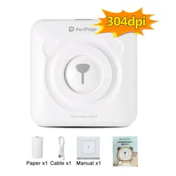 A6 304DPI  Peripage Portable BT 4.0 Thermal Photo Printer Wireless Inkless Mini Pocket Label Notes Printer