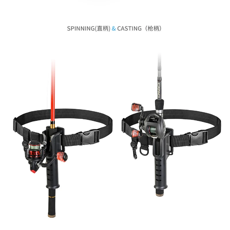 Wholesale Other Fishing Tackles Tools Adjustable Length Spinning/Casting Rod Fishing Belt with Rod Holder