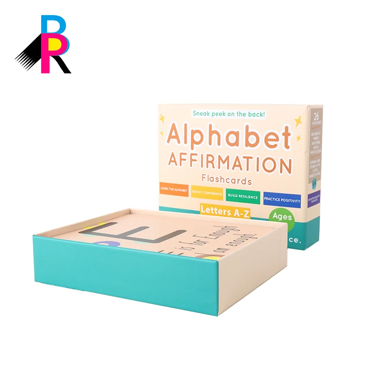 Игровые карты с принтом флэш-карт, бумажные карты с индивидуальным принтом