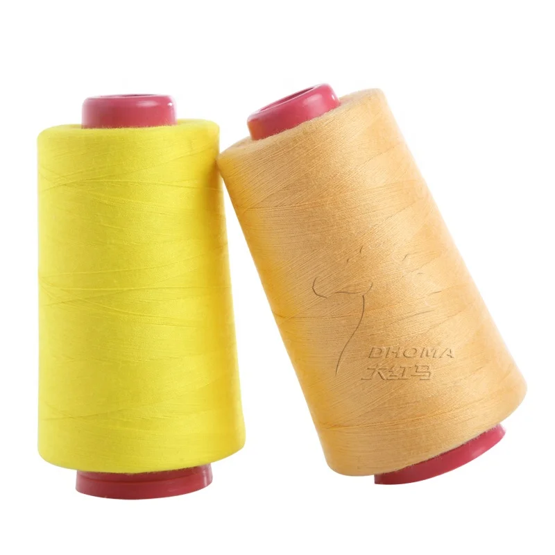 Wholesale 40/2 polyester sewing thread for Industrial Straight Sewing Machine Price In Guangdong 50 2 60 3 Spun Polyester Thread