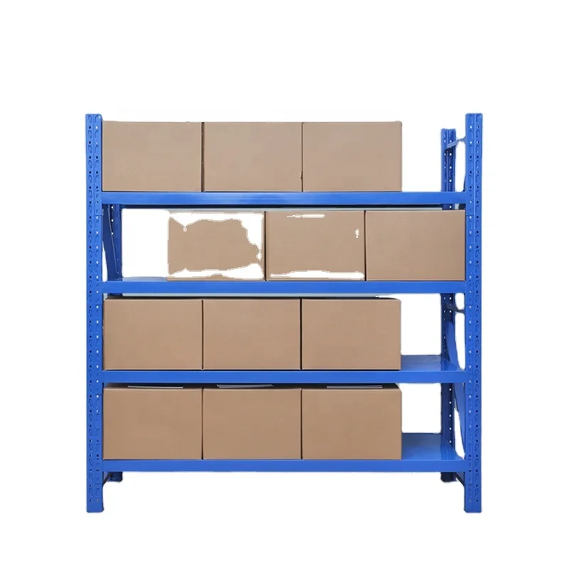 cheap price have screw 4 layer shelf selective warehouse rack with light duty solutions