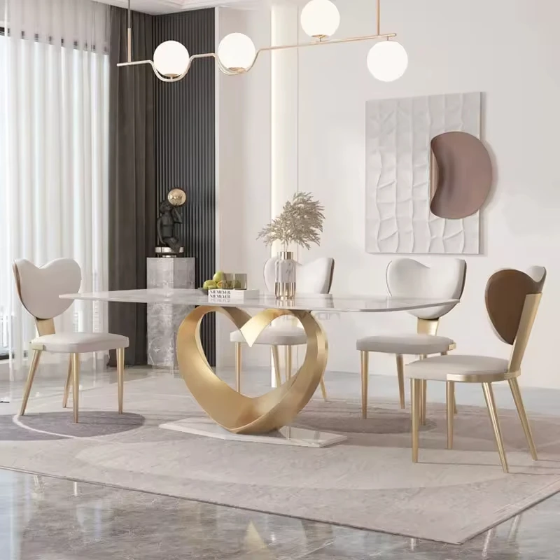 Table Dining Wood Set Room Restaurant Furniture Chair Coffee Daning Epoxy Resin Furnitures Dinners Mate Table Dining