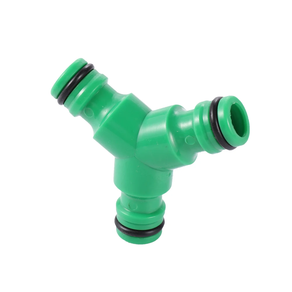 Y Shaped 3 Way Snap in Garden Hose Fittings Water Diverter Accessories for Lawn Flower Farm Irrigation