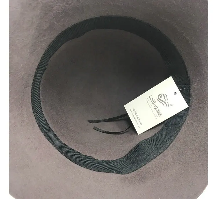 Fashion Ladies Fedora Hats Wool Felt Bucket Hat Wedding Church Hats New Designer Female Cloche Woolen Party Festival  Headgear