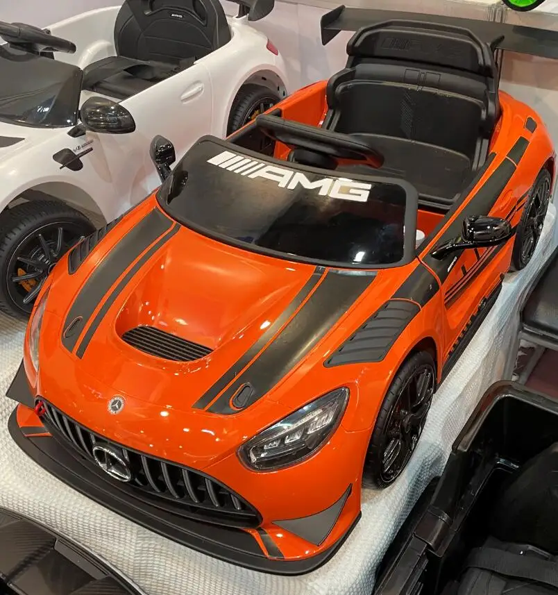 Электрические детские игрушки Mercedes Benz Gt3 Лицензионная езда на автомобиле с дистанционным управлением 2 4G