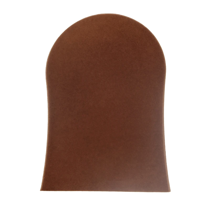 Free Sample short plush self Tanning Applicator Mitt Glove for Sunless Tan Lotions Mousses Sprays Streak Free