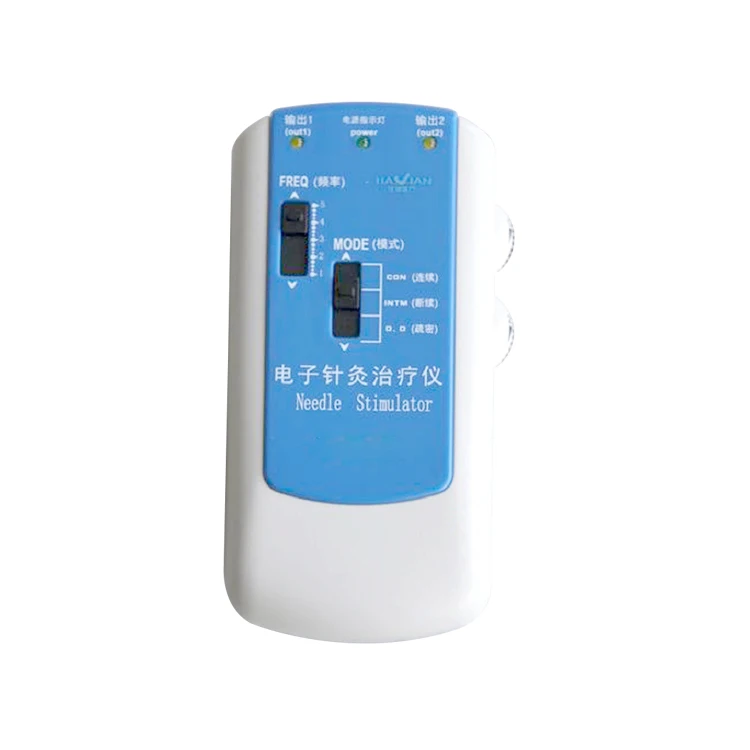 Acupuncture doctor use needle stimulator electric acupuncture treatment