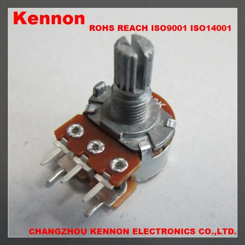 16 мм поворотная ручка alps 5k Ом дроссельная заслонка 200k 5-контактный потенциометр b203 с переключателем вентилятора радио объемный скоростной двигатель