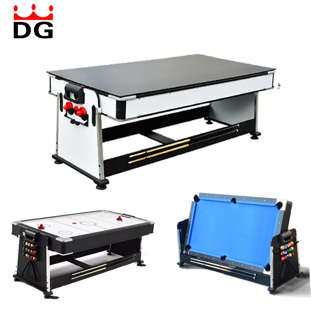 7ft snooker & billiard hot-selling billiard pool table air hockey ping-pong functions 4 in 1 multi game table