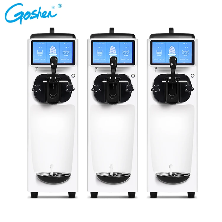 Commercial portable mini soft ice cream maker for home use, restaurant ice cream machine for sale