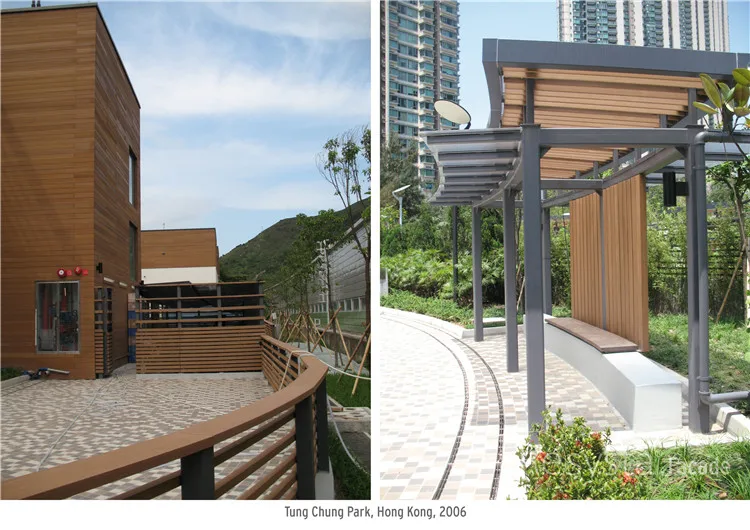 Customized Design Resysta Outside Wood Wall Cladding Panel Board