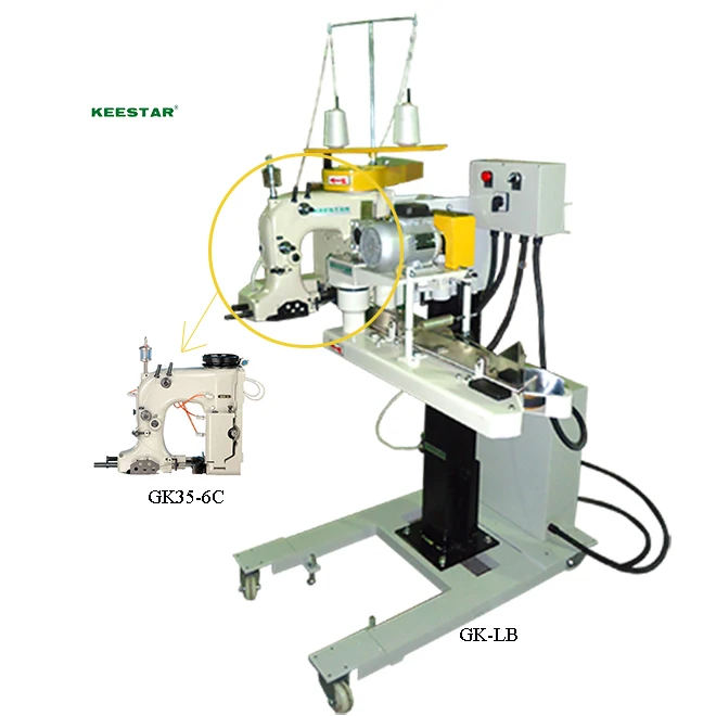 Keestar GK-LB + GK35-6C промышленные автоматические машины для упаковки рисовой мешок швейная машина системы