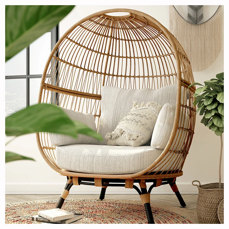 
Hot sale High Quality Rattan Wicker Swing Chairs egg relax wicker chair 
