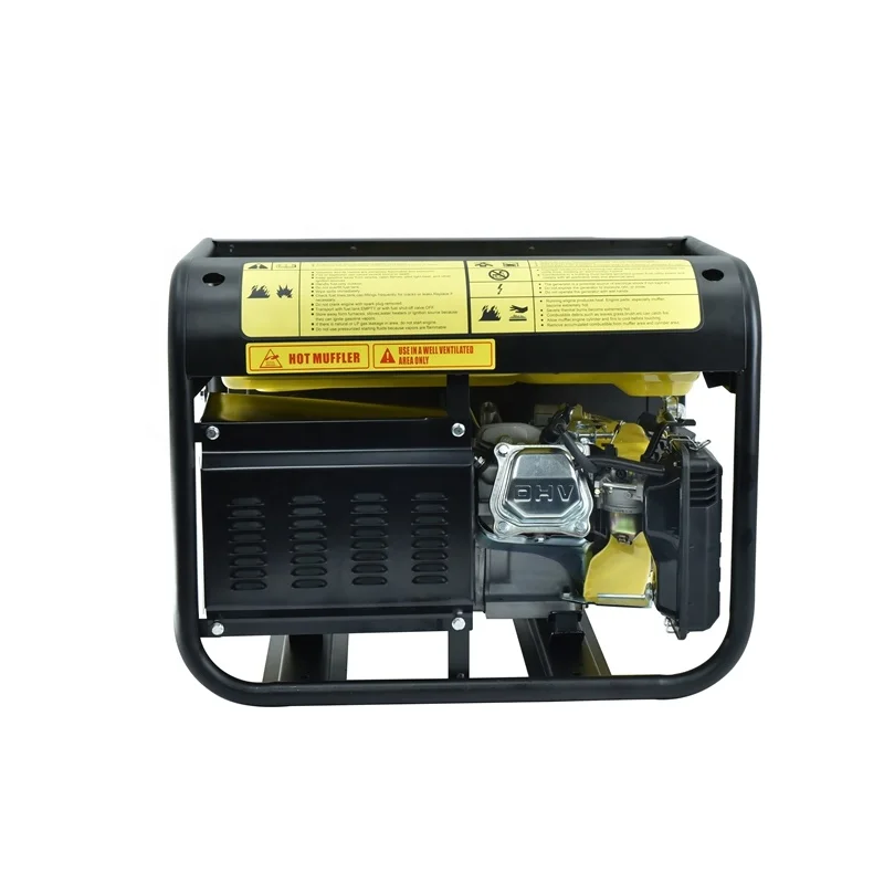 Portable manual start petrol 2kw-2.2kw soundproof home use gasoline engine generator