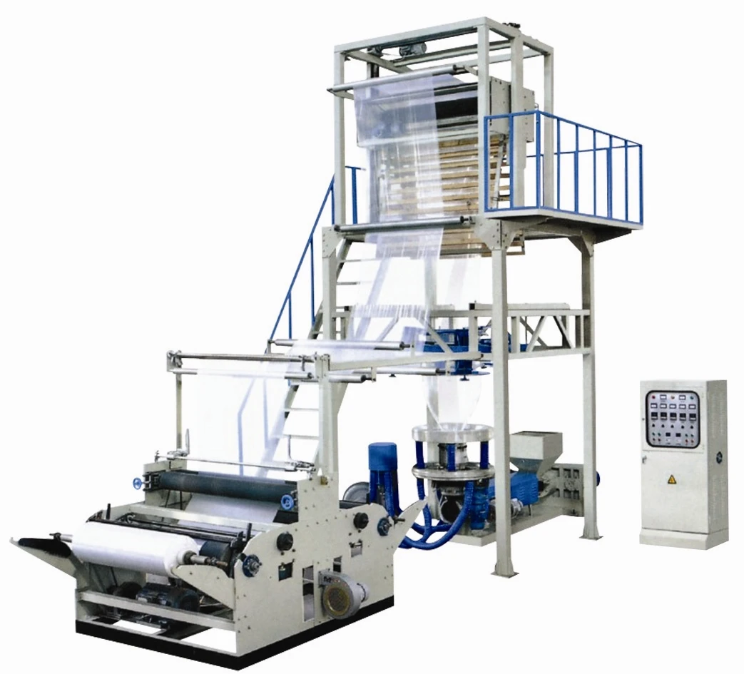 600mm Good quality High output high or low density PE blowing machine HRSJ45/50/60/65/80/100/110