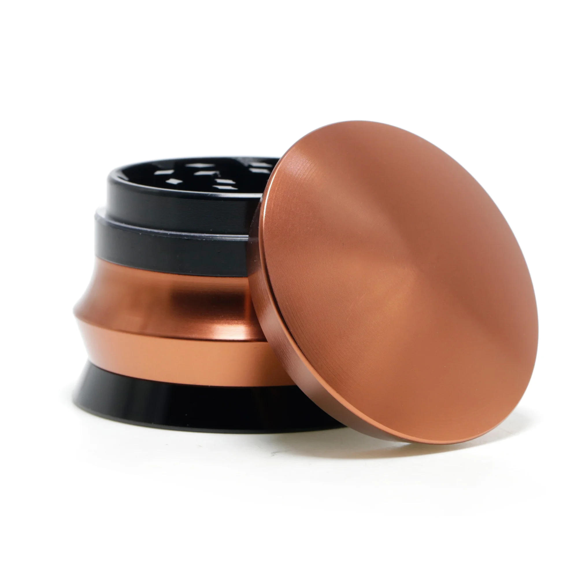 63MM 4 layer aluminum alloy unique grinder custom logo smoking accessories grinder yoyo ball smoke crusher 55557